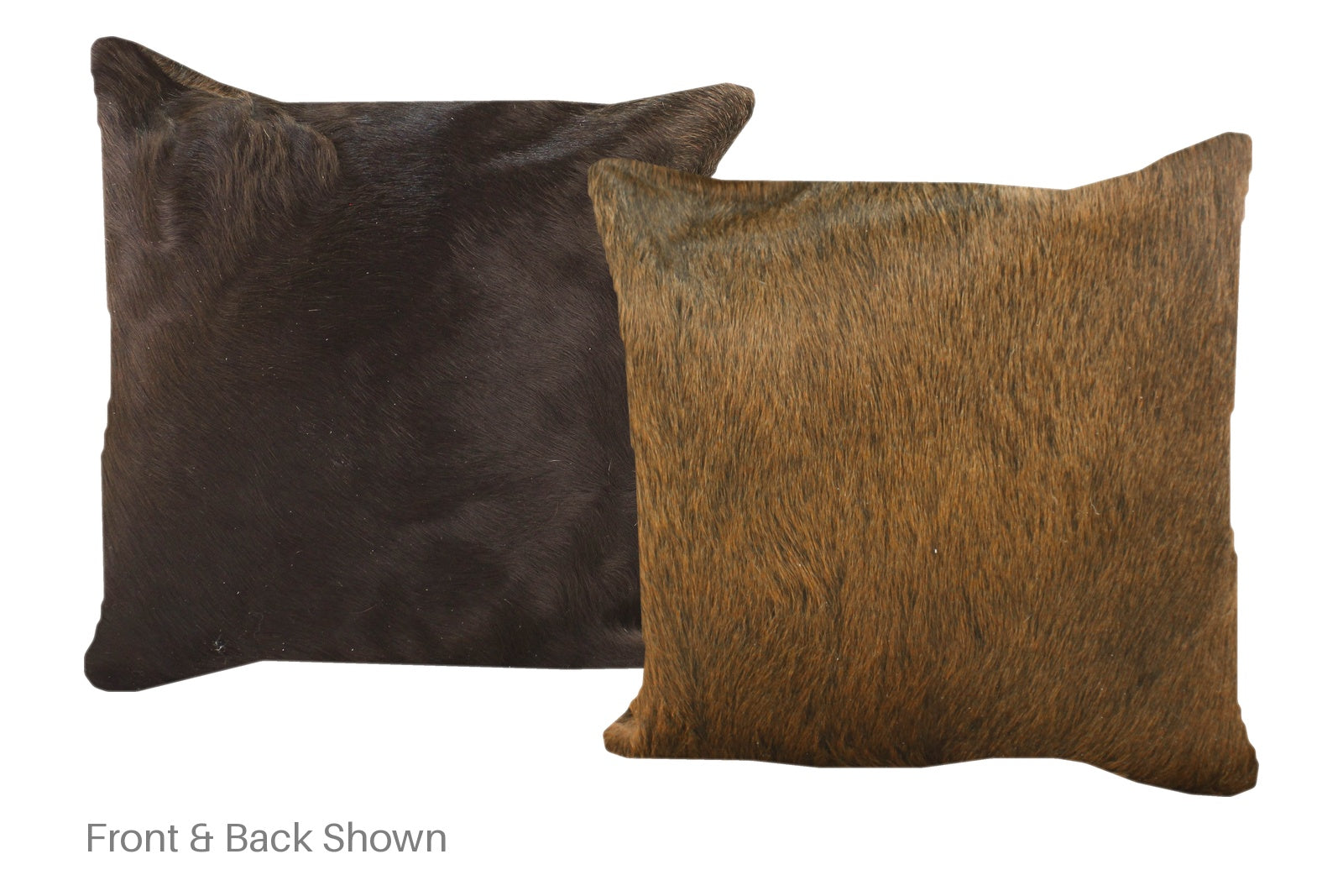 Chocolate Cowhide Pillow #A52554