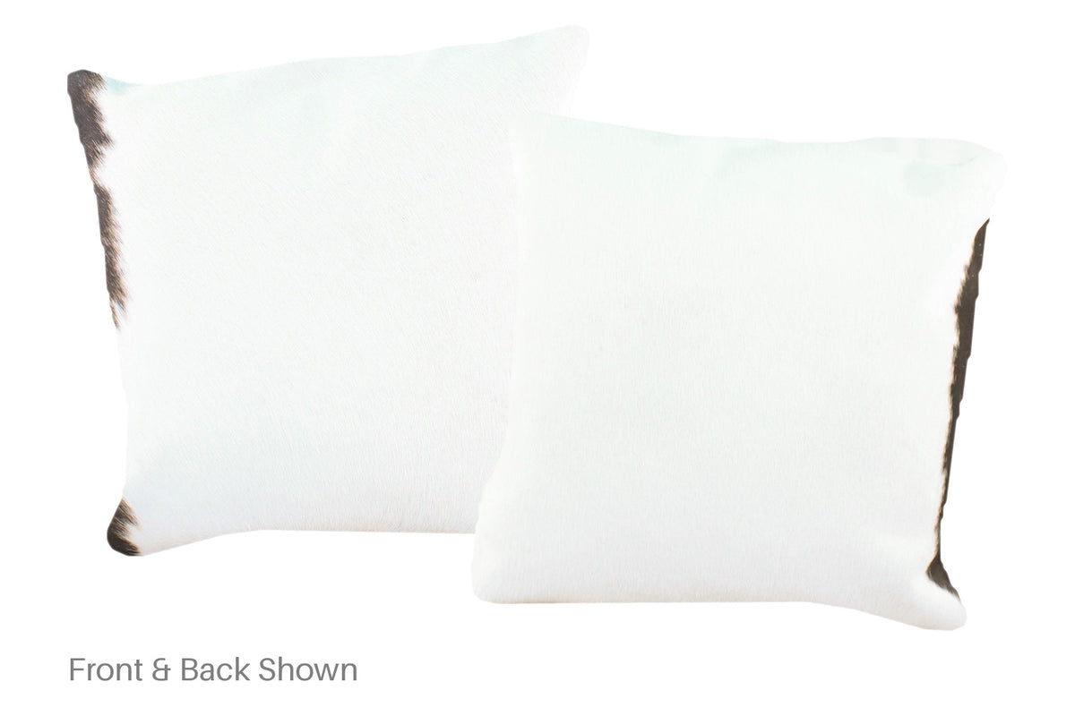 Black and White Cowhide Pillow #A52555