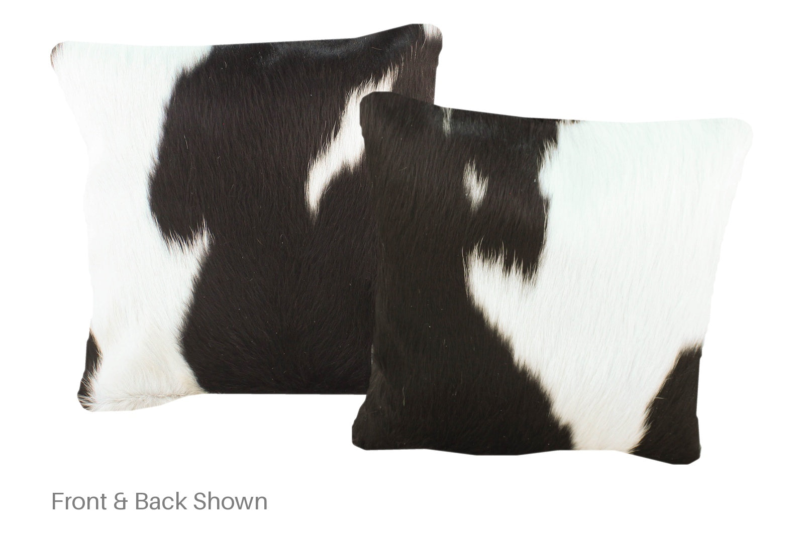 Black and White Cowhide Pillow #A52559