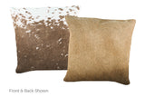 Chocolate Cowhide Pillow 16x16 #A52560 by Hudson Hides
