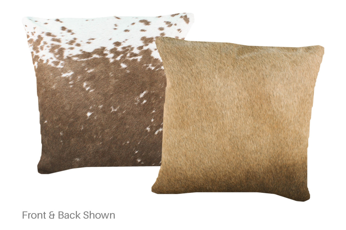 Chocolate Cowhide Pillow #A52560