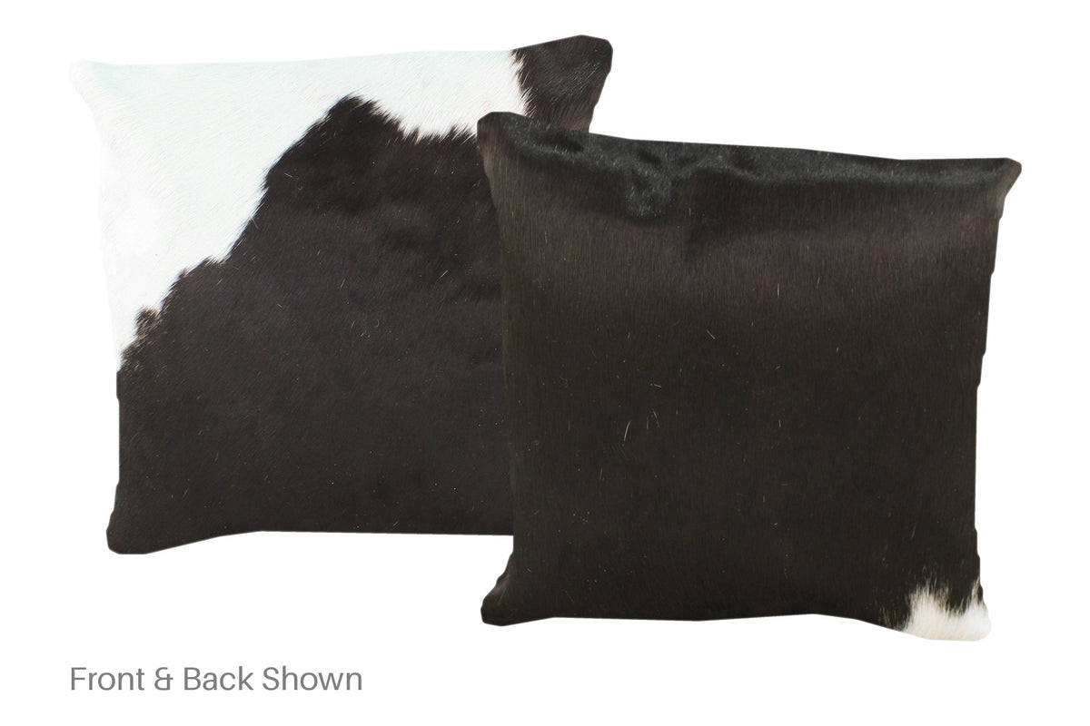 Black and White Cowhide Pillow #A52564