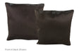 Solid Black Cowhide Pillow 16x16 #A52565 by Hudson Hides