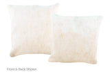 Beige Cowhide Pillow 16x16 #A52570 by Hudson Hides