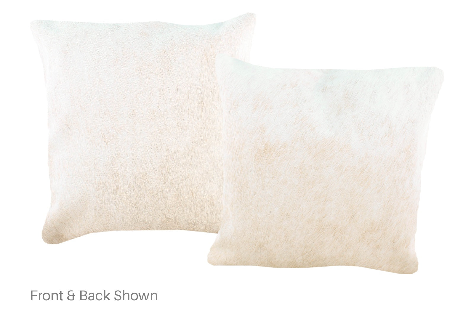Beige Cowhide Pillow #A52570