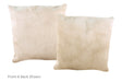 Champagne Cowhide Pillow 16x16 #A52571 by Hudson Hides