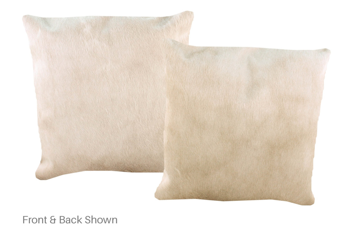 Champagne Cowhide Pillow #A52571
