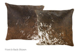 Tricolor Cowhide Pillow 16x16 #A52573 by Hudson Hides