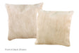 Champagne Cowhide Pillow 16x16 #A52575 by Hudson Hides