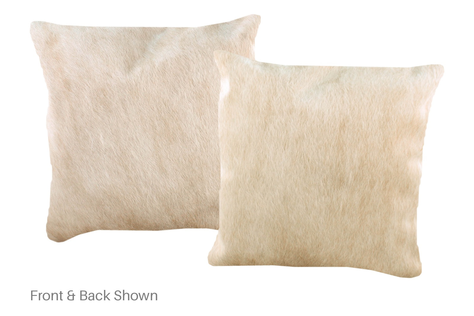 Champagne Cowhide Pillow #A52575