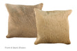 Caramel Cowhide Pillow 16x16 #A52576 by Hudson Hides