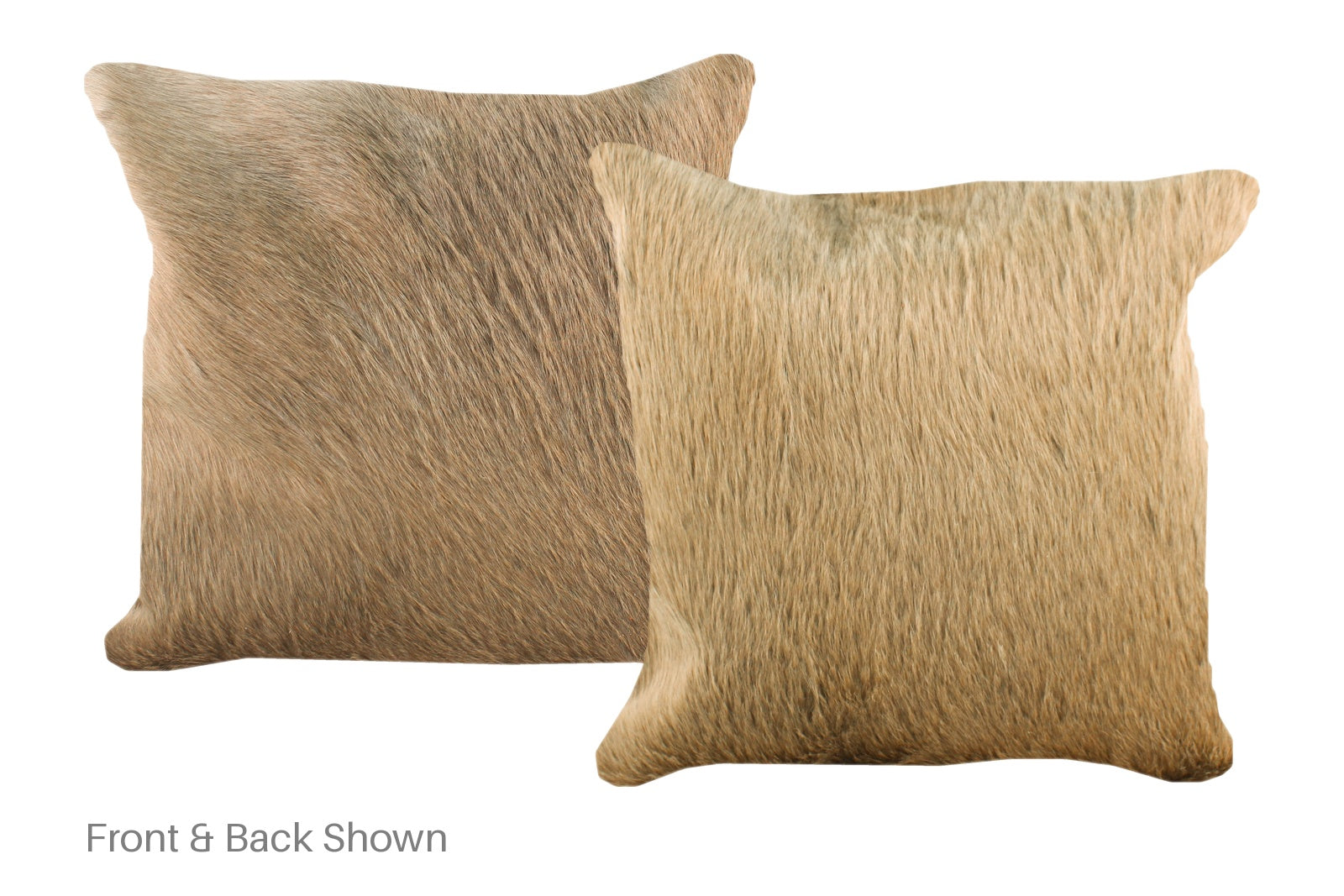 Caramel Cowhide Pillow #A52576