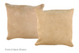 Champagne Cowhide Pillow 16x16 #A52579 by Hudson Hides