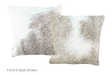 Grey Cowhide Pillow 16x16 #A52581 by Hudson Hides