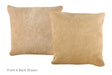 Champagne Cowhide Pillow 16x16 #A52585 by Hudson Hides