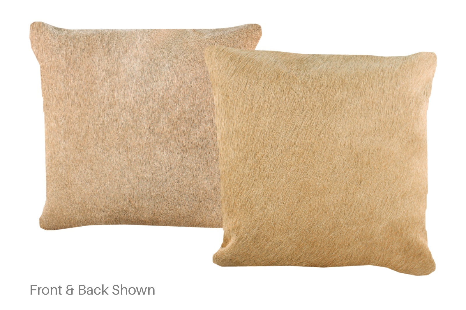 Champagne Cowhide Pillow #A52585