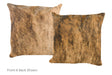 Medium Brindle Cowhide Pillow 16x16 #A52595 by Hudson Hides