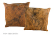 Medium Brindle Cowhide Pillow 16x16 #A52604 by Hudson Hides