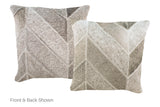 Patchwork Cowhide Pillow 16x16 #A52609 by Hudson Hides