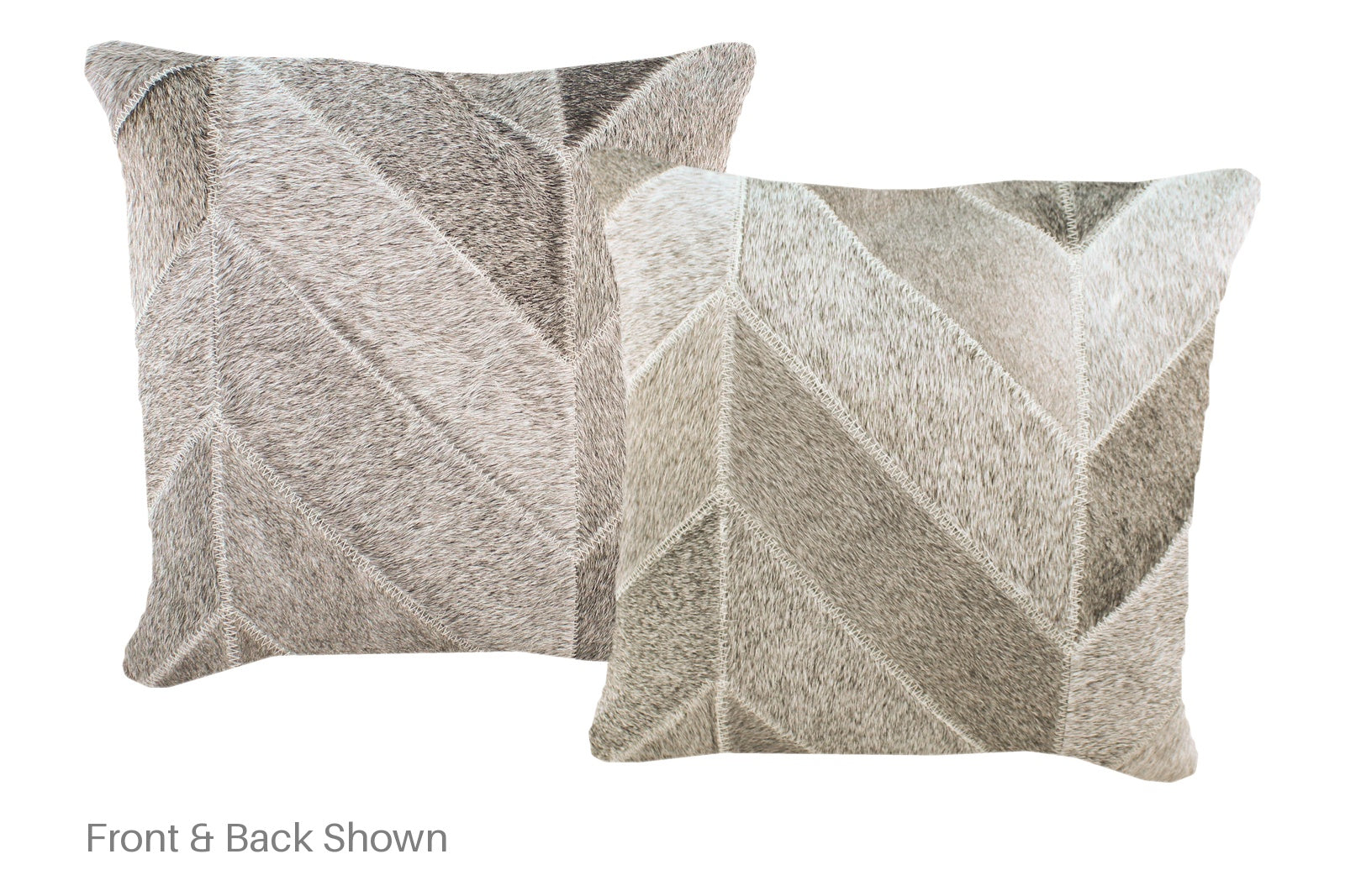 Patchwork Cowhide Pillow #A52609