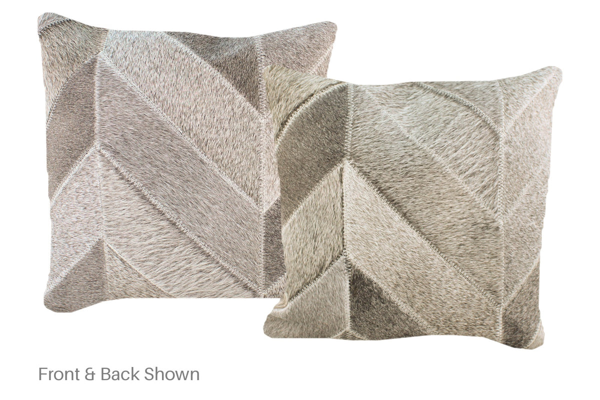 Patchwork Cowhide Pillow #A52610