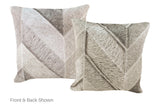 Patchwork Cowhide Pillow 16x16 #A52611 by Hudson Hides