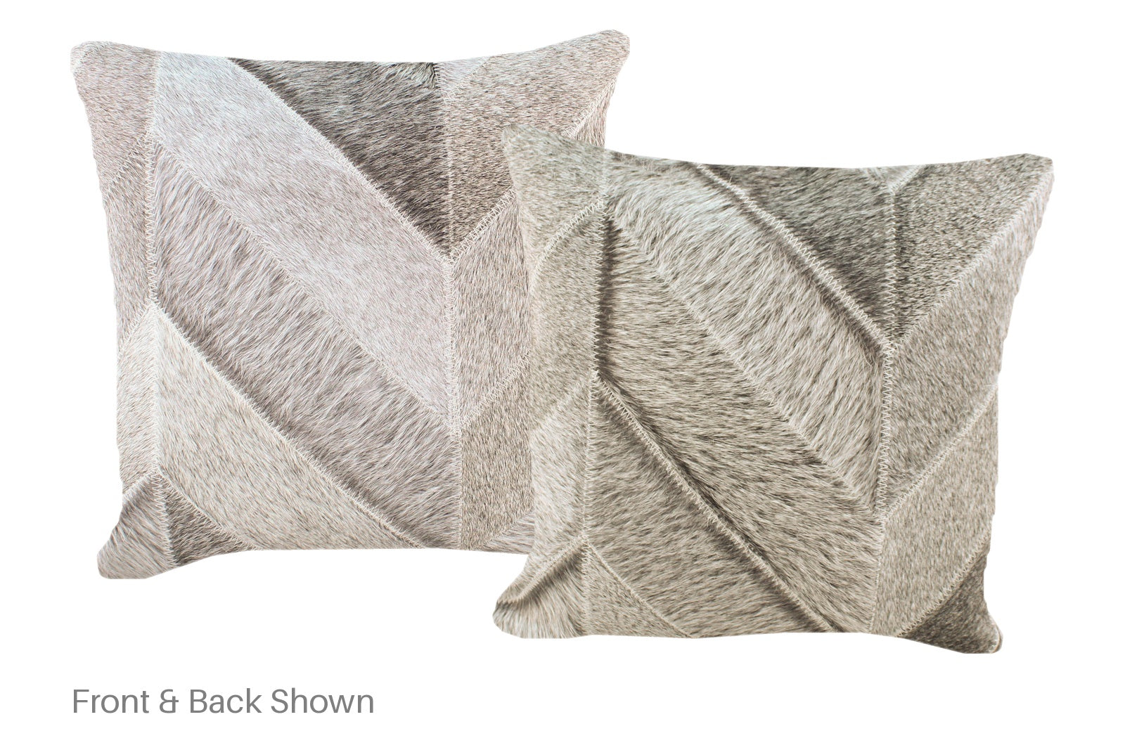 Patchwork Cowhide Pillow #A52611