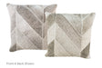 Patchwork Cowhide Pillow 16x16 #A52614 by Hudson Hides