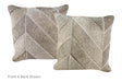 Patchwork Cowhide Pillow 16x16 #A52616 by Hudson Hides