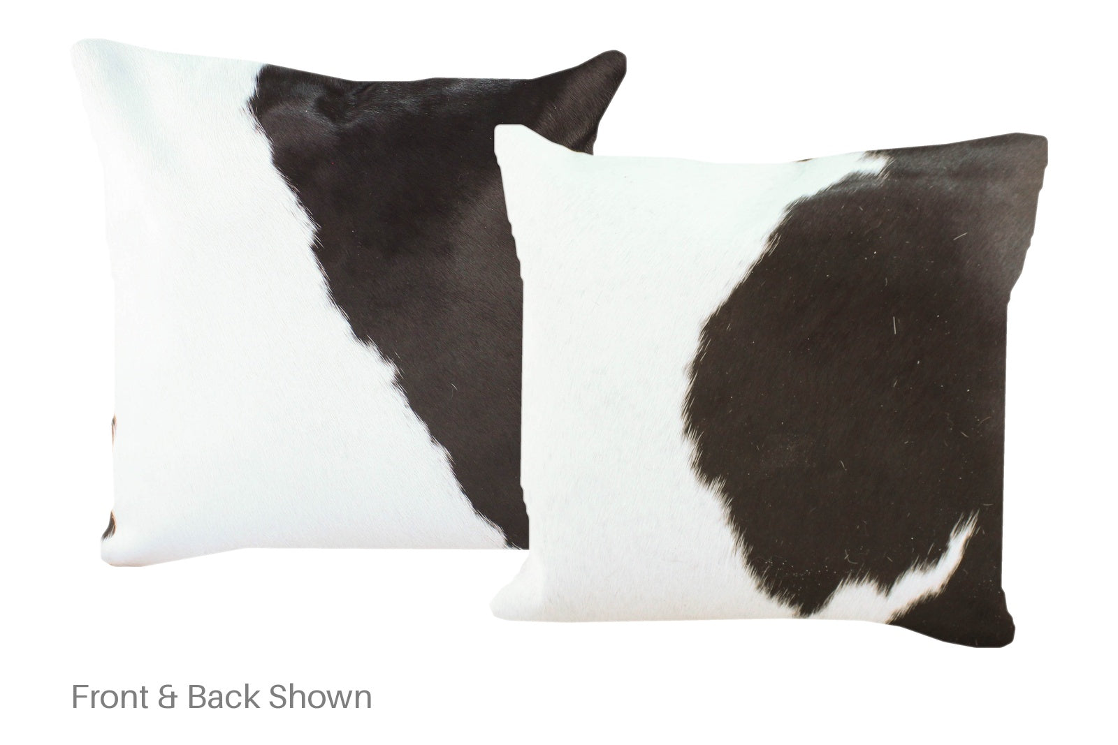Black and White Cowhide Pillow #A52624