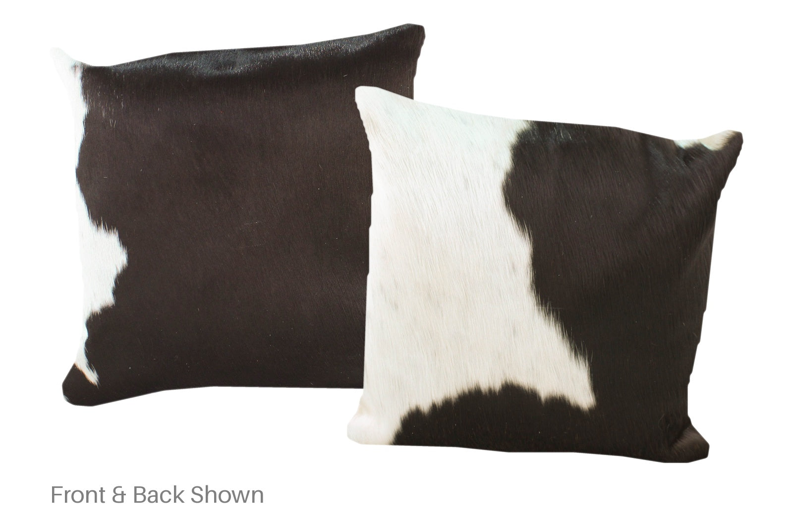 Black and White Cowhide Pillow #A52625