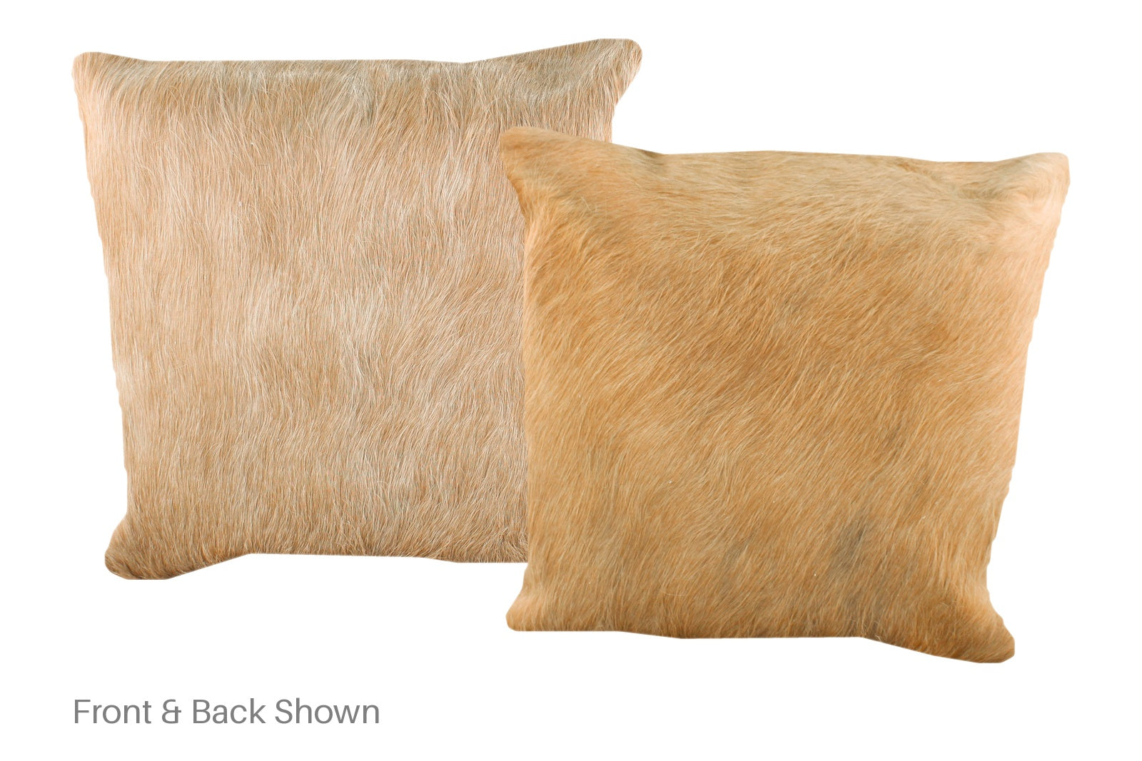 Champagne Cowhide Pillow #A52632