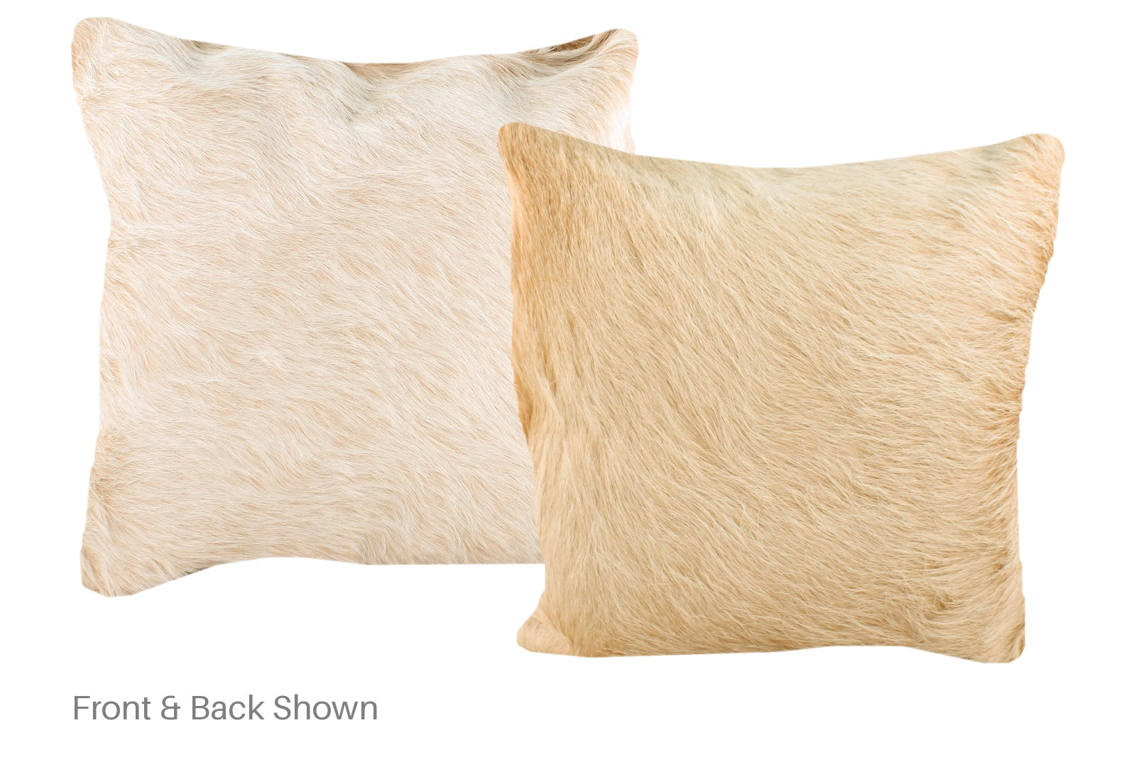 Champagne Cowhide Pillow #A52637