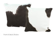Black and White Cowhide Pillow 16x16 #A52643 by Hudson Hides
