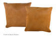 Solid Brown Cowhide Pillow 16x16 #A52647 by Hudson Hides