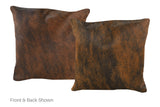 Medium Brindle Cowhide Pillow 16x16 #A52653 by Hudson Hides