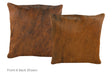 Medium Brindle Cowhide Pillow 16x16 #A52656 by Hudson Hides