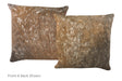 Salt and Pepper Brown Cowhide Pillow 16x16 #A52657 by Hudson Hides