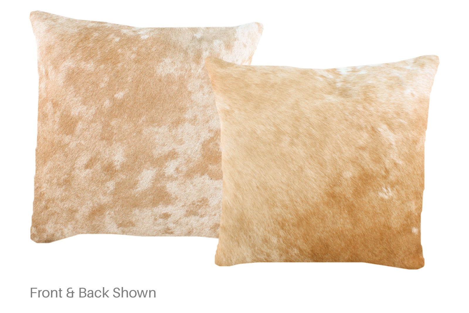 Salt and Pepper Brown Cowhide Pillow #A52658