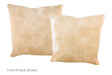 Beige Cowhide Pillow 16x16 #A52661 by Hudson Hides
