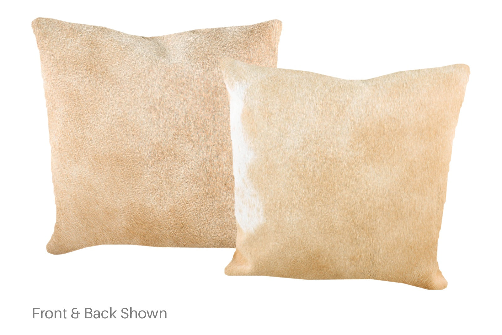 Beige Cowhide Pillow #A52661
