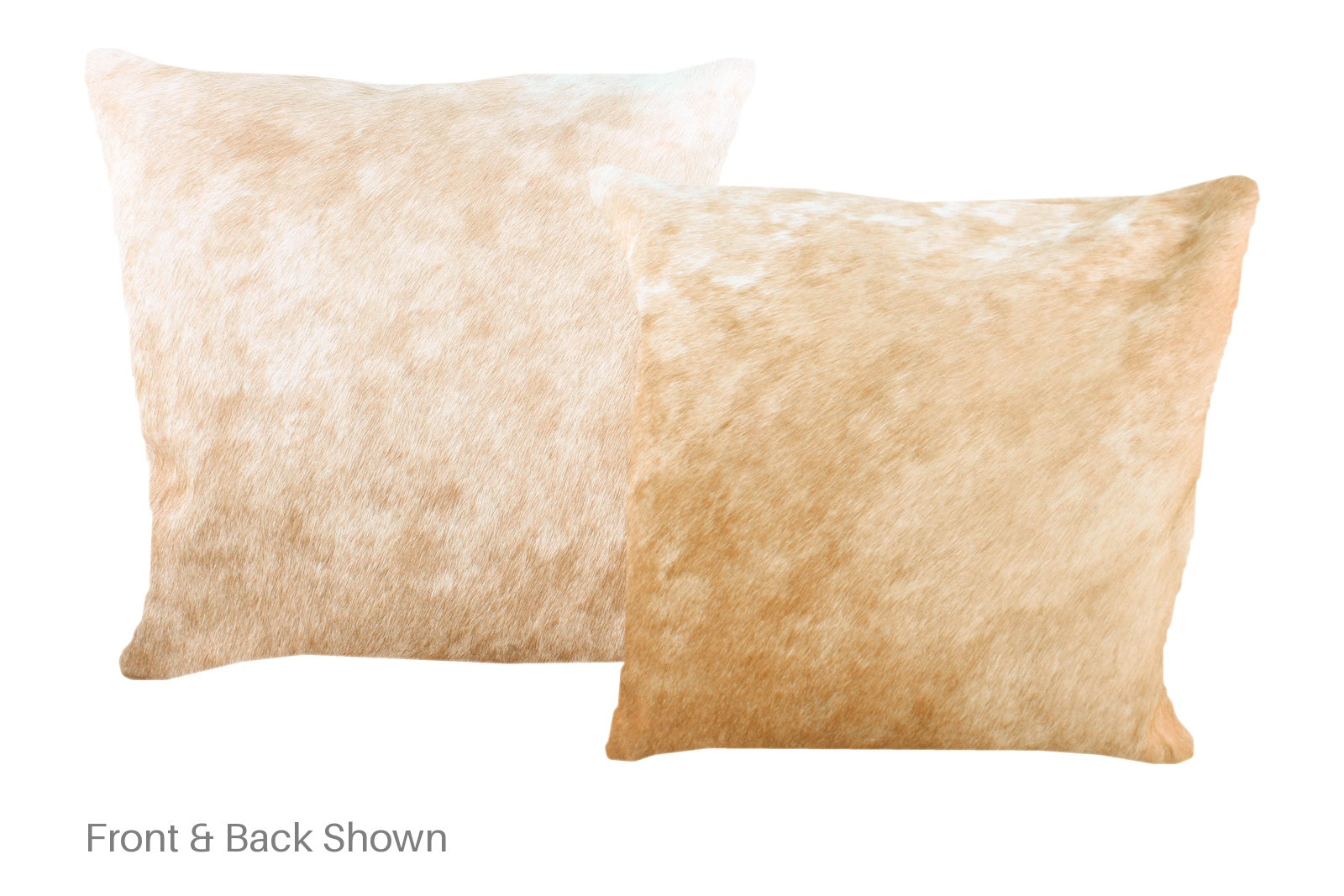 Beige Cowhide Pillow #A52662