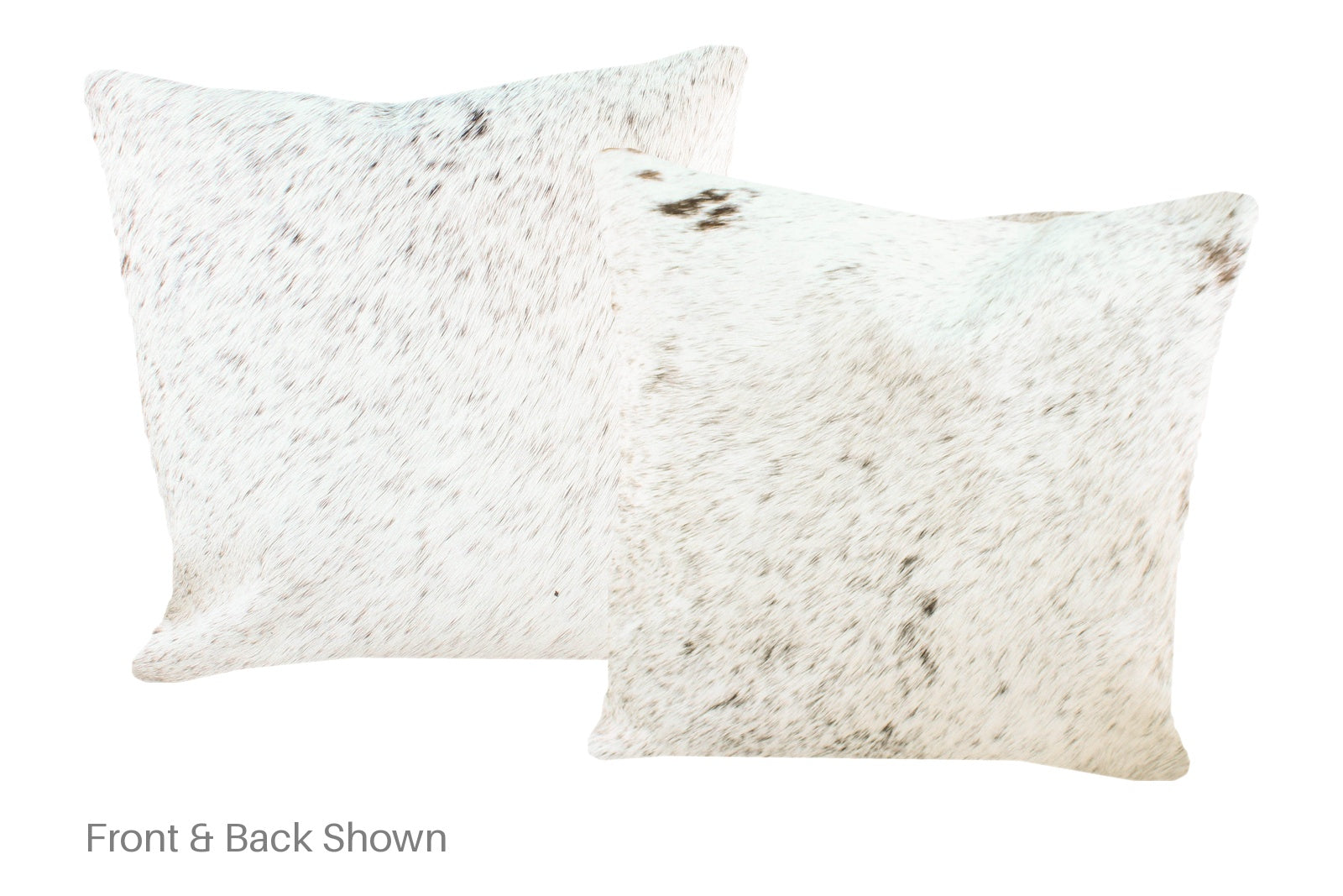 Salt and Pepper Black Cowhide Pillow #A52663