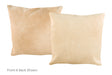 Beige Cowhide Pillow 16x16 #A52665 by Hudson Hides
