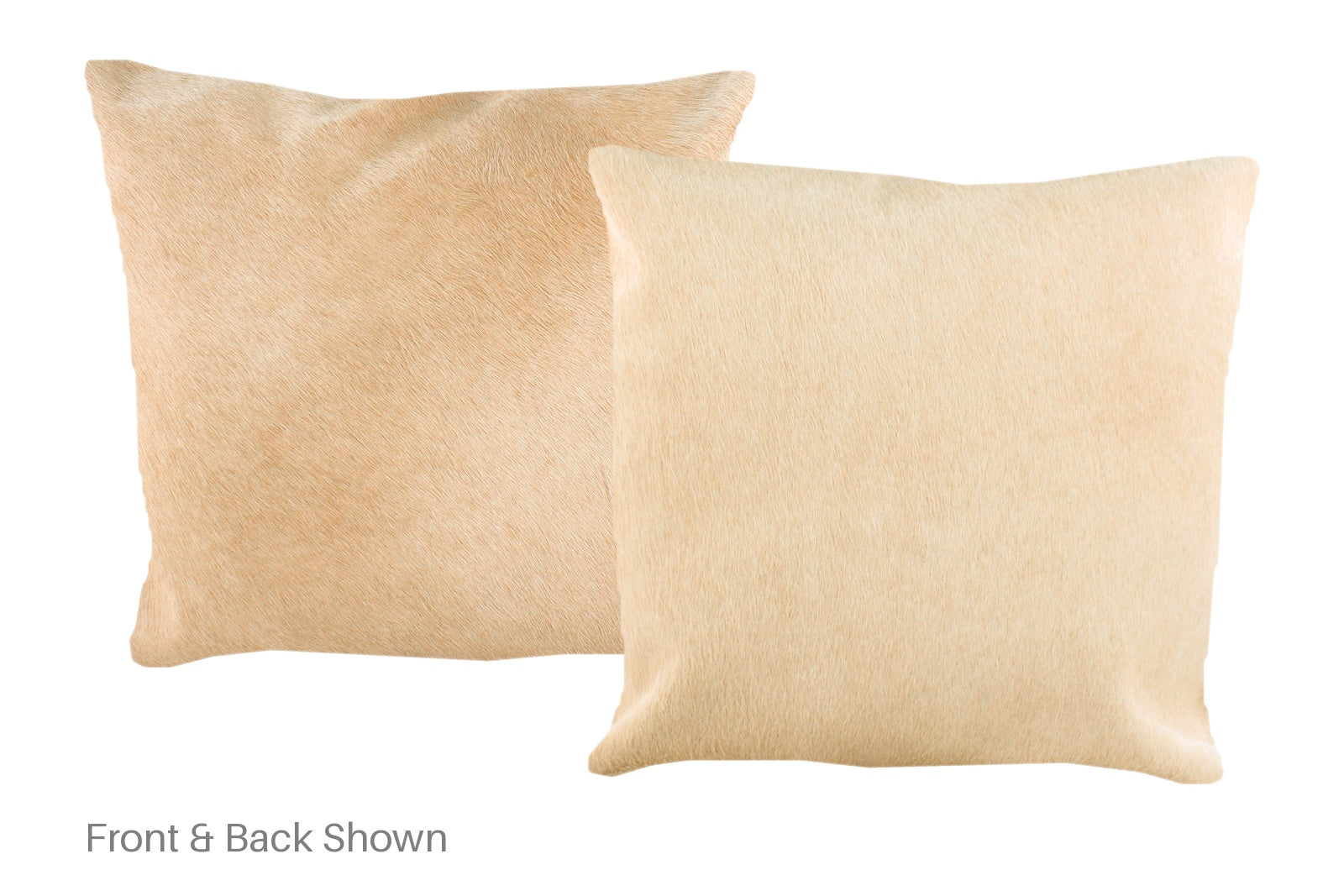 Beige Cowhide Pillow #A52665