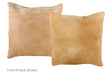 Beige Cowhide Pillow 16x16 #A52667 by Hudson Hides