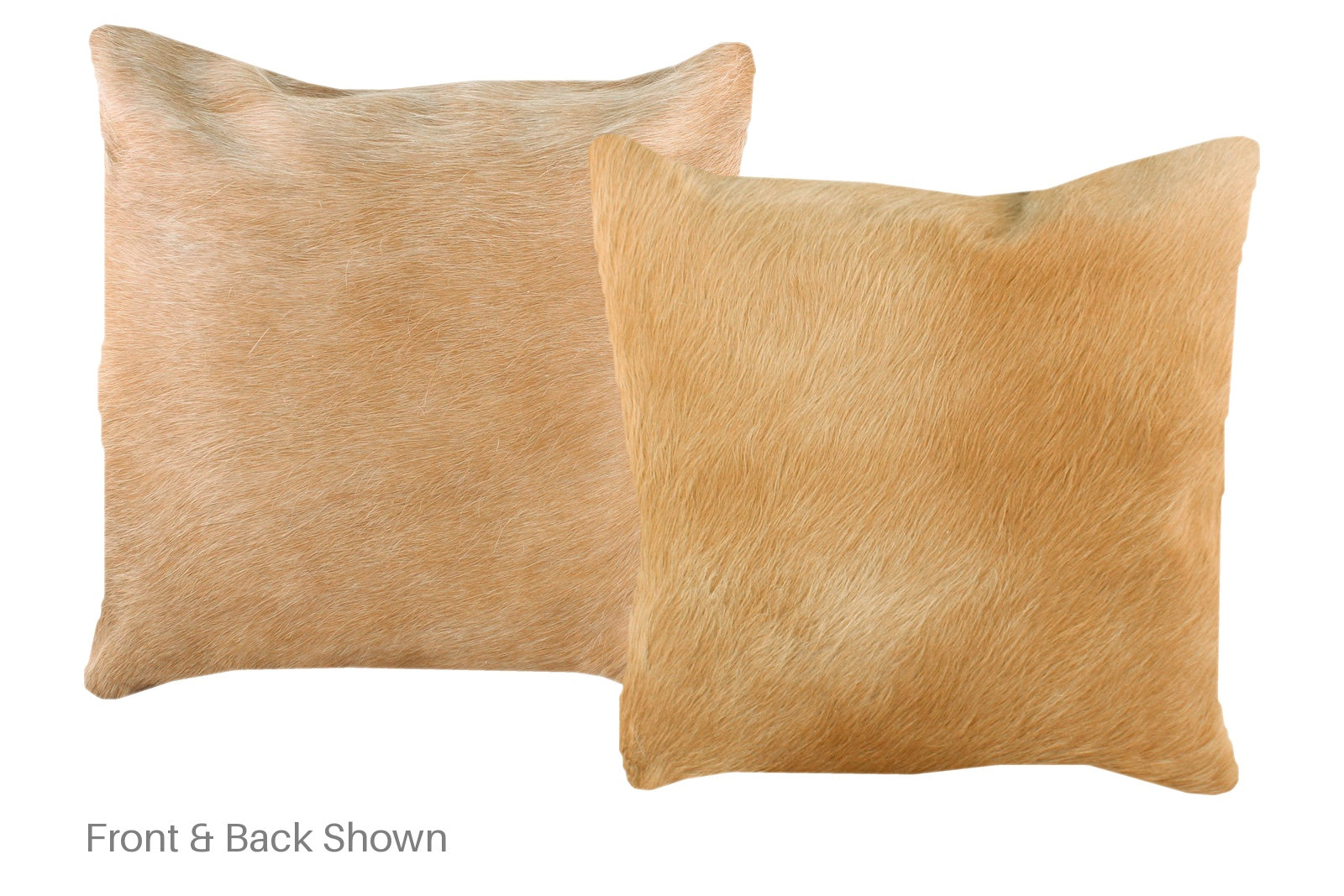 Beige Cowhide Pillow #A52667