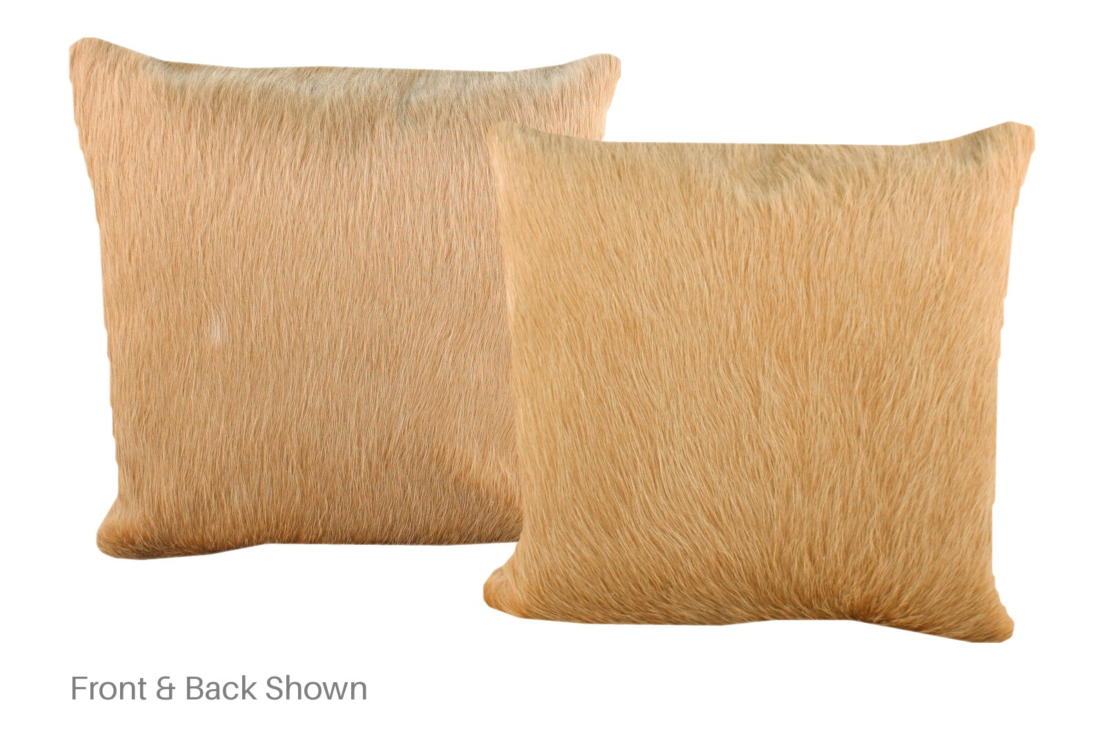 Beige Cowhide Pillow #A52674