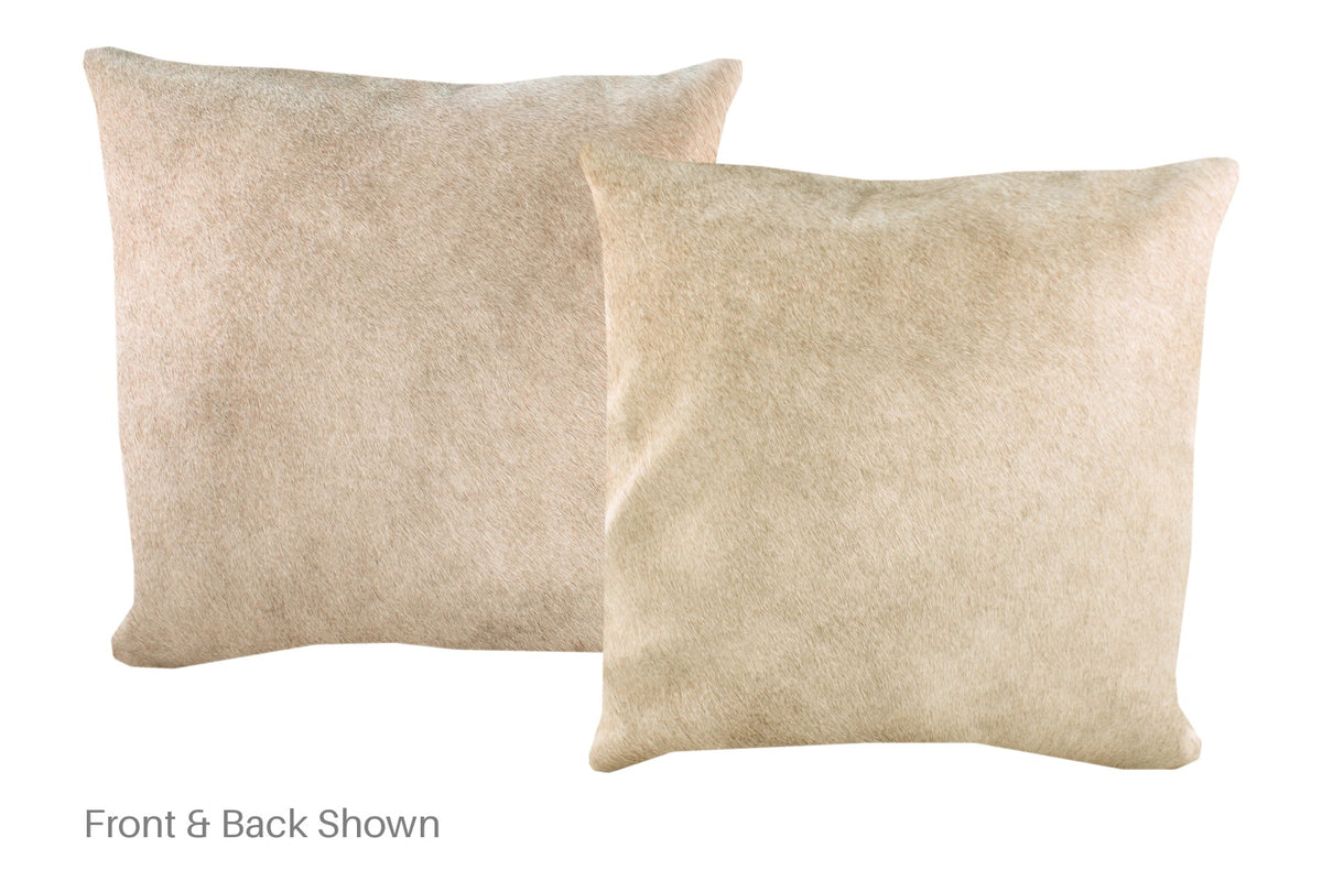 Champagne Cowhide Pillow #A52679