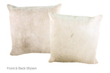 Champagne Cowhide Pillow 20x20 #A52681 by Hudson Hides